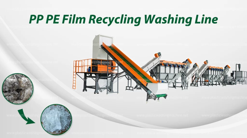 PP PE Film Recycling Washing Line