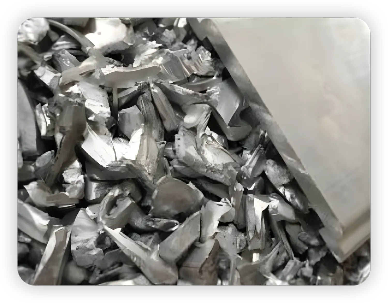 Aluminum debris