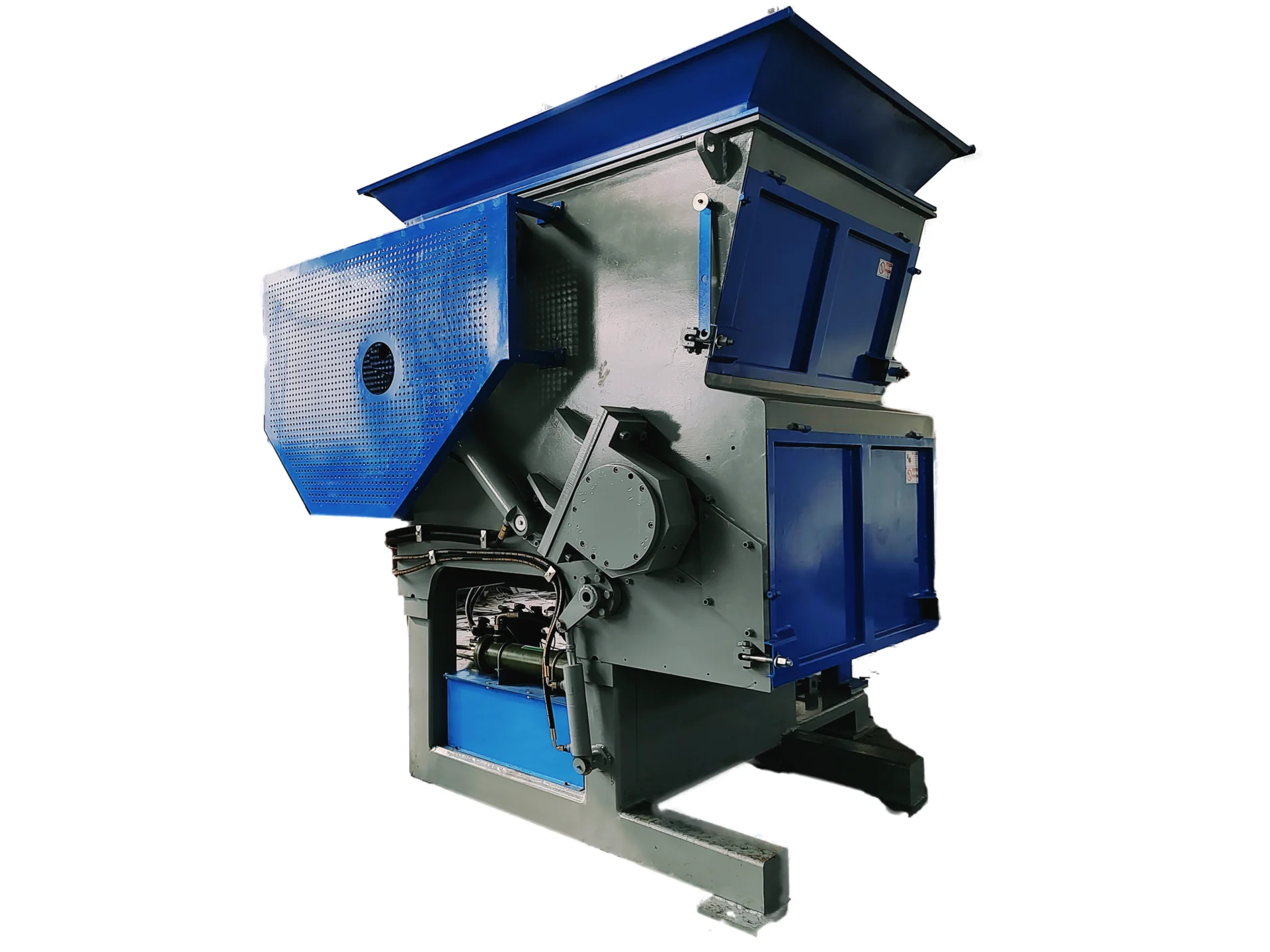 Efficient Single-Shaft Shredder with Swing Arm for Versatile Applications